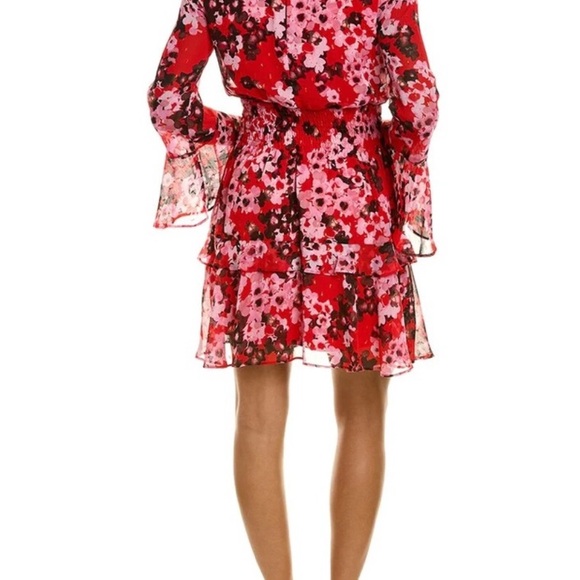 TAYLOR smocked waist fit & flare floral dress, Size 8, New without tags - Picture 2 of 6